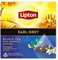 Lipton Schwarztee Earl Grey, mit Bergamotte aus Italien, für einen strahlenden Moment der Eleganz, 20 Pyramidenbeutel