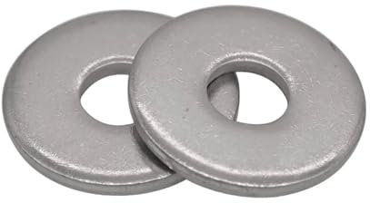 DIN9021 GB96 M2.5 M3 M4 M5 M6 M8 M10 M12 304 en acier inoxydable 304 extra large large épais uni rondelle plate (M2,5 50 pièces)