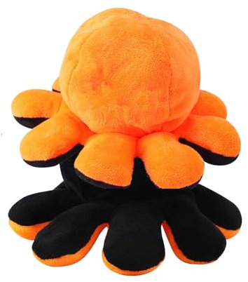 Dekewe Octopus Plüschtier Spielzeug, Oktopus Plüsch, Stimmungs Oktopus Kuscheltier, Kuscheltier für Kinder Mädchen Freunde(Grau-Beige)