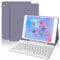FOGARI Teclado para iPad 6/5 Generación 2018/2017, iPad Air 2/1 2014/2013, Funda para iPad 9.7 Pulgadas con Español Ñ Teclado Bluetooth Wireless, Púrpura
