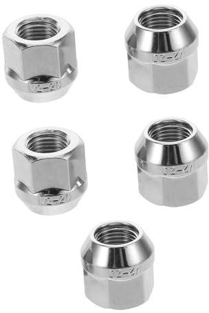 HAPINARY 5stücke Radflanschmuttern Und Radbolzen Mattschwarze Radmutterkappe Ersatz-radbolzen Sicherheits-radmuttern Fürs Auto Verchromte Radmuttern Radmutter-service-kit Radmutter Für