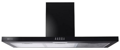 Campana Extractora Infiniton CMPT-A95N – 90 cm, 400 m³/h, Clase B, 3 Velocidades, Luz LED, Negro, T-Invertida