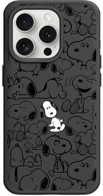 RhinoShield SolidX Hülle für iPhone 15 Pro | Snoopy Fallschutz nach Militärstandard, verstärkte Stoßdämpfung, verbesserter Eckenschutz, schlankes und leichtes Design
