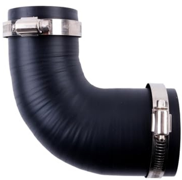 SHENGG 1 pezzo nero opaco 90° silicone flessibile 90 gradi riduttore gomito adattatore intercooler tubo refrigerante manicotto 55 60 63 65 70 mm 76 80 90 mm(ID57-60mm 3PLY)
