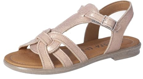 RICOSTA Mädchen Riemchenballerinas Beth, Kinder Flats, Weite: MITTEL, lose Einlage