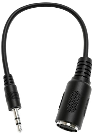 Oxxggkao Cavo adattatore da femmina a maschio a 5 pin da 3,5 mm, prolunga audio, cavo DIN 5PIN per apparecchiature audio adattatore DIN