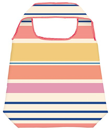 Moses. Shopper Colour Blocking | Faltbare Einkaufstasche | umweltfreundlich, Wiederverwendbar, Stoff, Mehrfarbig, 70.0 x 50.0 x 0.5 cm, 1 Einheiten