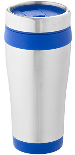 Bullet Elwood Insulated Tumbler, 470ml, Silver/Blue