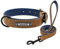 Didog Hundehalsband, weiches, gepolstertes, Leder, mit personalisierbarem, graviertem Namensschild, D-Ring. Für kleine und mittelgroße Hunde geeignet.