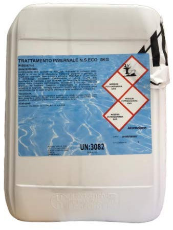 Brenntag Svernante Liquido antigelo Piscina 5 Kg Trattamento Invernale Mantenimento Acqua