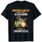 Unterschätze Niemals Einen Alten Mann Mit Drumsticks Musik T-Shirt