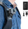 TELESIN Supporto per zaino per DJI OSMO Action 5 Pro 4 3 Osmo Pocket 3, GoPro Hero 13/12/11/10/9/8/7/Max Insta360 X4 X3, Accessori per Action Camera con tracolla regolabile J-Hook