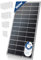 Panneau Solaire Monocristallin - Photovoltaïque, Silicium, 150 W, Câble avec Connecteur MC4, Batterie de 12V, Set de 2 - Module Solaire pour Camping-Car, Caravane, Bateau, Yacht, Jardin