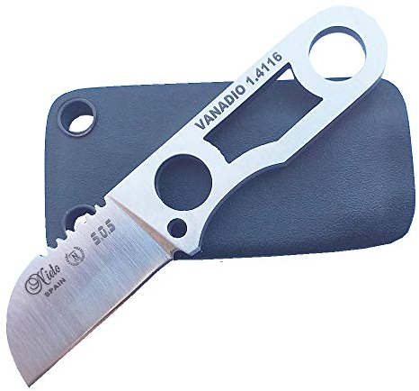 MIGUEL NIETO cuchillo SOS R.12K con hoja en acero MOVA 1.4116. Incluye funda de Kydex