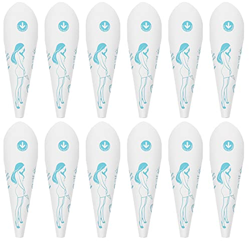 HEALLILY 20 Stücke Frauen Urinal Trichter Einweg Frauenurinal Tragbare Papier Pipi Trichter Pinkeltrichter Pinkelhilfe Urinella für Frauen Damen Schwangere Unterwegs Auto Outdoor Camping Reise