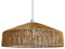 MiniSun | Modern Natural Tapered Woven Rope Ceiling Light Shade | Pendant Lights, Home Décor & Improvement Essential | Includes 10W LED Bulb [3000K Warm White] | 500cm Shade Width