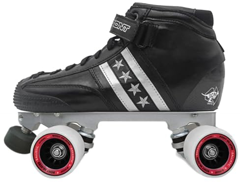 Bont Skates - Quadstar Carbon Rollschuhe Derby Paket - Professionelle Rollschuhe für Derby, Speed und Indoor Skating (12/48)