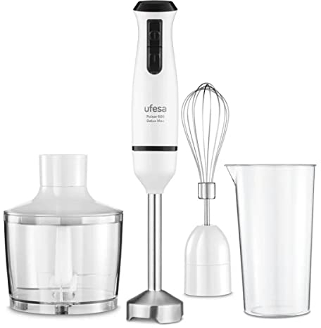 Batidora de Mano Multifunción con Accesorios UFESA PULSAR 600 DMAX Blanco 600 W