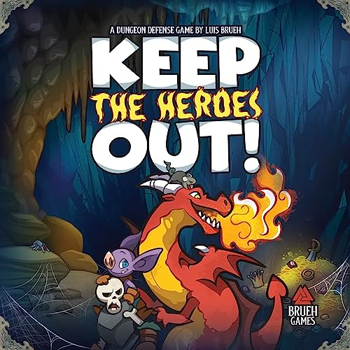 Vesuvius Media - Keep The Heroes Out - Boardgame -1 to 4 Players - Recommended Age 13+ - English
