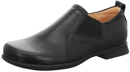 Think! Herren Pensa chromfrei gegerbte nachhaltige Halbschuhe, SCHWARZ 0000