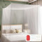 Zanzariera da Letto 200 x 220 x 200 cm, Zanzariera per Letto Matrimoniale, Zanzariera Letto Matrimoniale Quadrata, Maglia fine e durevole, Adatta per Casa e Campeggio.