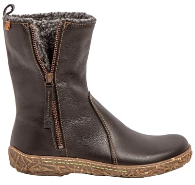 El Naturalista Damen Ankle Boots Yggdrasil, Frauen Stiefeletten,flach,Stiefel,Bootee,Booties,halbstiefel,Kurzstiefel,Black,37 EU / 4 UK