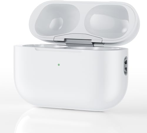 STCHRL Kabelloses Ladecase Kompatibel mit Air Pods Pro 1. und 2. Generation, Charging Case Ladecase Ersatz mit Bluetooth Pairing Synchronisierungstaste (to USB-C)