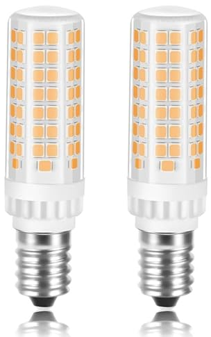 gaubss E14 LED Cooker Hood Light Bulbs 5W, 350LM, Warm White 3000K, 45W Equivalent, Energy Saving Screw Lamp Bulbs, Non-Dimmable, Long-Lasting Pack of 2