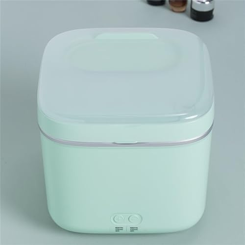 PALTIER Skincare Fridge - Mini Fridge Cooler and Warmer 2-in-1 for Refrigerating Makeup Green