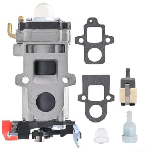 Carburetor With Fuel Filter Kit, For Echo PB-8010H PB-8010T PB-9010 EB810 Leaf Blowers, Gaskets+fuel Filter+primer Bulb Kit