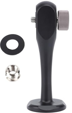 Binocular Tripod Adapter, Quick Release Binocular Mount with 1/4 Inch 3/8 Inch Mounting Screw Hole, Aluminum Alloy Body, Detachable Mount for 1/4 Inch Bino
