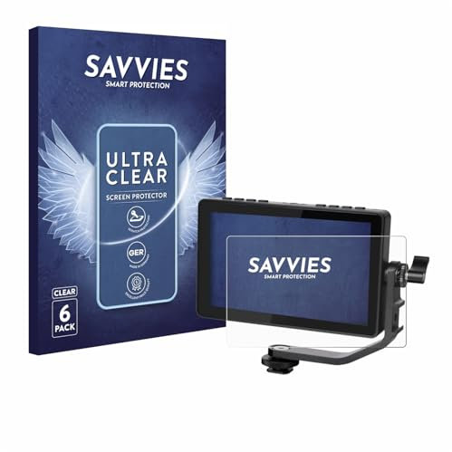 savvies Protection Ecran pour Feelworld F5 PROX 5,5 (6 Pièces) - Film Protection Ultra Clair