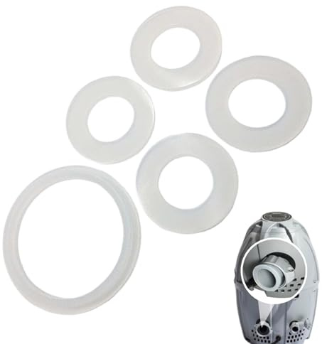 Nankoyal Jeu De Joints D'étanchéité pour Connecteurs | 5 Pièces Joints Caoutchouc pour Pompe À Air Remplacement - Pièces De Rechange Anti-Fuites pour Chauffage Piscine Enterrée Et Spa