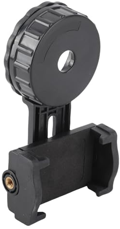 AKLOSIPY Adaptador de Cámara de Teléfono Celular para Binoculares, Monoculares, Telescopios y Microscopios - Conector de Montaje Fotográfico para Teléfonos Inteligentes