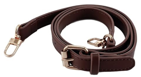 FOSDICK Correa Ajustable Para Bolso Bandolera Marron Oscuro 95-123cm, Correa de PU con Hebilla de Aleacion de Zinc, Correas de Reemplazo Universal para Mujer Cruzado Monedero Camara Accesorios