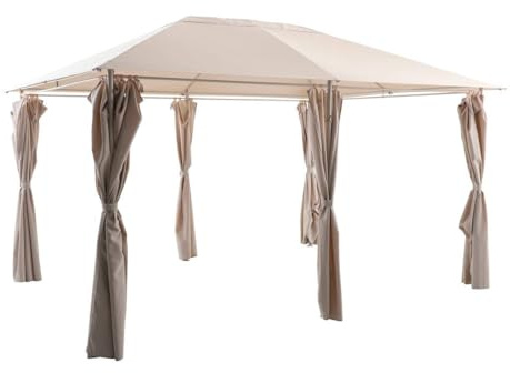 Hespéride - Toile pour tonnelle Santorini Beige Lin