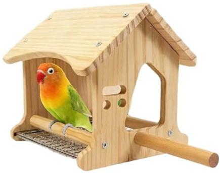 Vogelhaus Dekorative Brutdekoration | Nistkasten Für Kanarienvögel als geeignet für Innen- und Außenbereich Voliere Garten sowie als Wohnzimmer- und -Dekoration