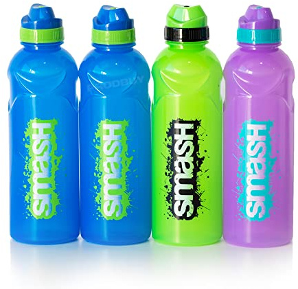 ProdBuy Set of 4 Colour BPA Free 500ml Water Bottles (2 Blue 1 Purple 1 Green)