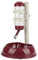 TENNESKY Distributeur Bouteille d'Eau Automatique + Bol Nourriture pour Animaux Gamelle Hauteur Réglable en Plastique pour Chien Chat (Brun)
