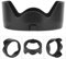 Bewinner Paraluce per Fotocamera, ES-68II ABS Supporto Fotocamera Copriobiettivo Accessorio di Ricambio per Obiettivo EF 50mm f/1.8 STM, paraluce ampiamente utilizzato nella