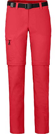 Bergson Bennett Zipp-Off | Damen Wanderhose, vielseitig, pflegeleicht, Hibiscus [171], 23 - Damen