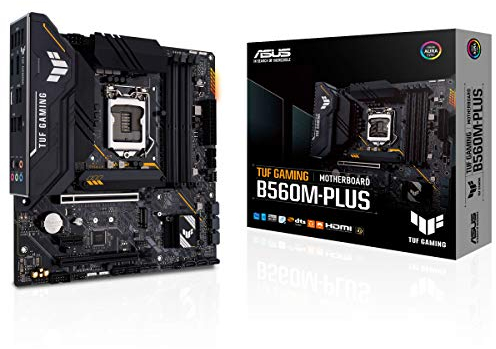ASUS TUF Gaming B560M-Plus Mainboard Sockel Intel LGA 1200 (mAtTX, 2x M.2, HDMI 2.0, 2,5 Gbit/s Ethernet, Thunderbolt 4, PCIe 4.0, Aura Sync)