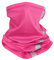 Muka Multifunktionstuch Reflektierende Neck Gaiter Gesichtsmaske Stirnband Bandana Gesichtsschal UV-Schutz Sturmhaube für Sport Radfahren- Heißes Rosa
