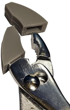 Soft Jaw Covers for Slip-Joint Pliers Both 6 Inch & 8 Inch Non-Marring Rubber Plastic Cover Pads Protectors for Plier Jaw for Sensitive Material Slip On
