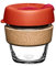 KeepCup Brew Cork - Reusable Coffee Cup Tempered Glass and Natural Cork, Extra Small 6oz/177ml - Daybreak