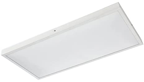 Panel Led Superficie Plafon Techo 30X60cm 30W Facil Instalacion Con Driver Incluido Cuerpo de Aluminio Luz Uniforme (4000K-Blanco Neutro)