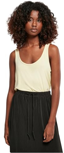 Urban Classics Damen Dames modal Losse top T Shirt, Softyellow, 4XL EU