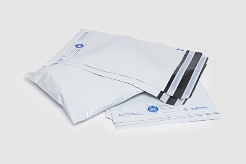 100 PCR-Versandtaschen, 300 x 410 mm, Blauer Engel zertifiziert, DHL DIN EN8295 konform, recycelbar