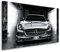 Kunstgestalten24 Aludibond Bild Mercedes SLS AMG Black and White Wandbild Kunstdruck