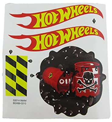 Ersatzteile für Hot Wheels Total Turbo Takeover Playset - BGX89 ~ Ersatz-Etiketten / Aufkleber